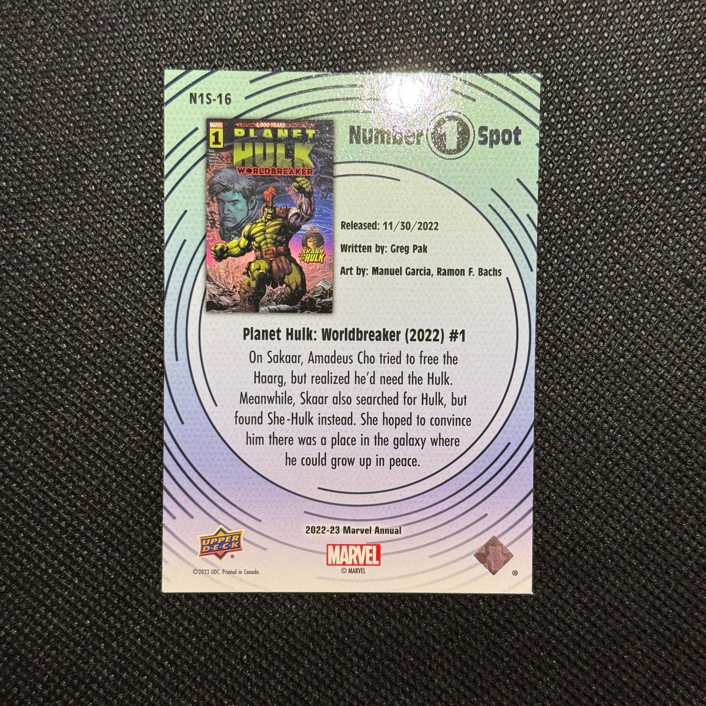 Number 1 Spot Planet Hulk
