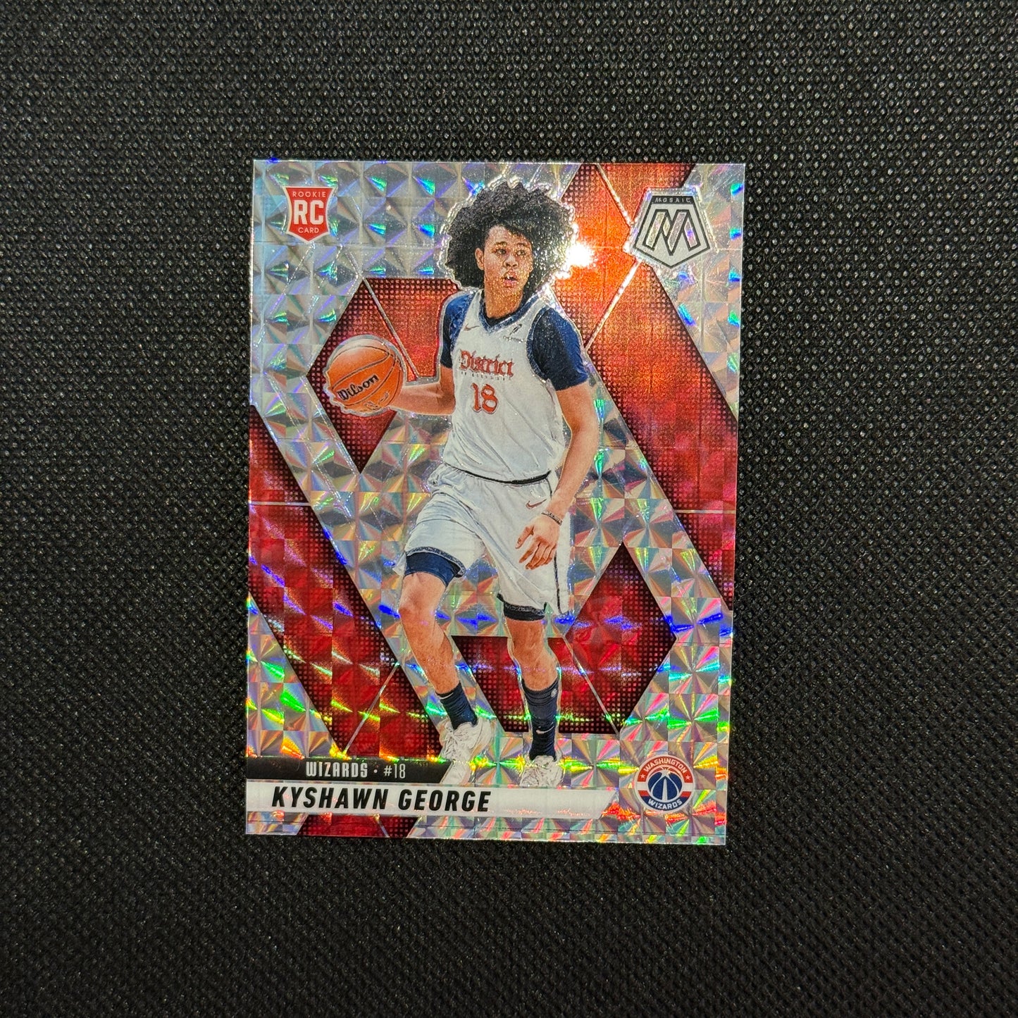 Kyshawn George Rookie Mosaic Silver