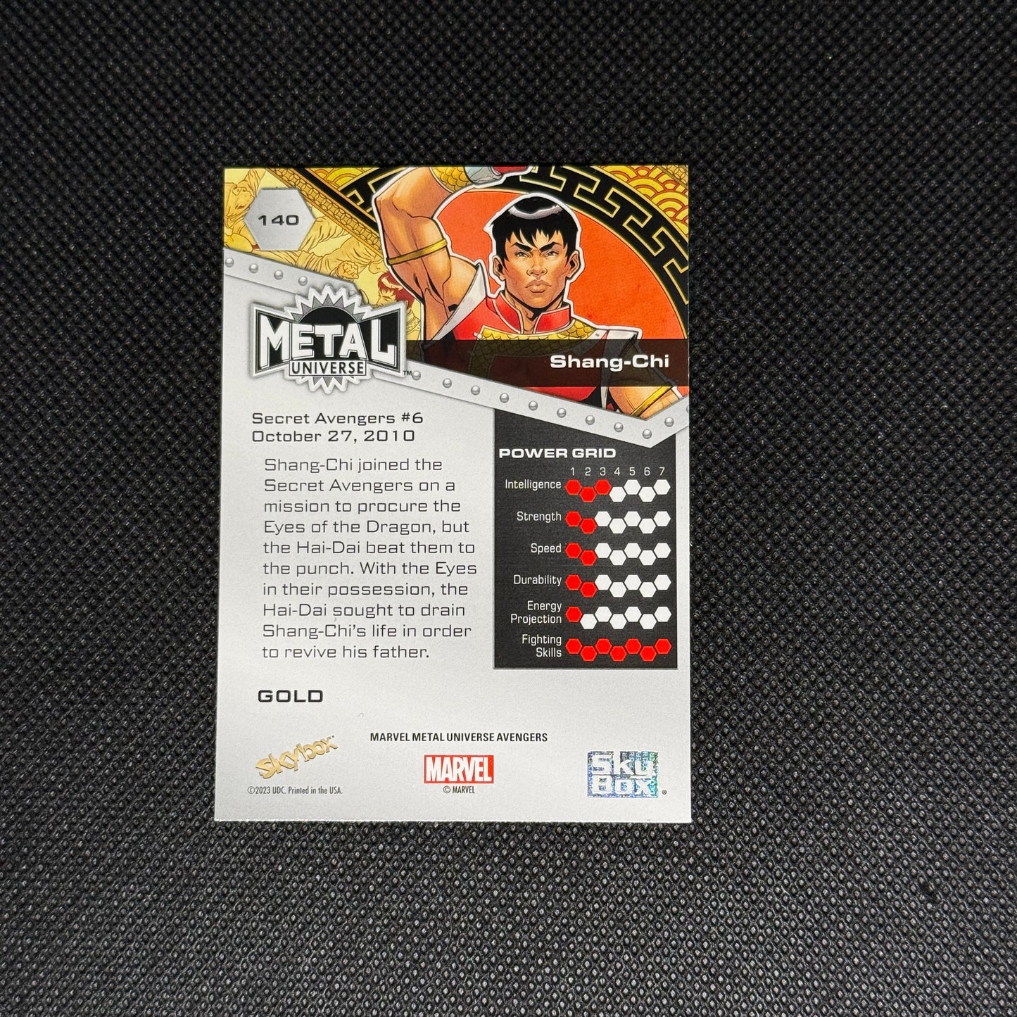Skybox Metal Shang-Chi Gold