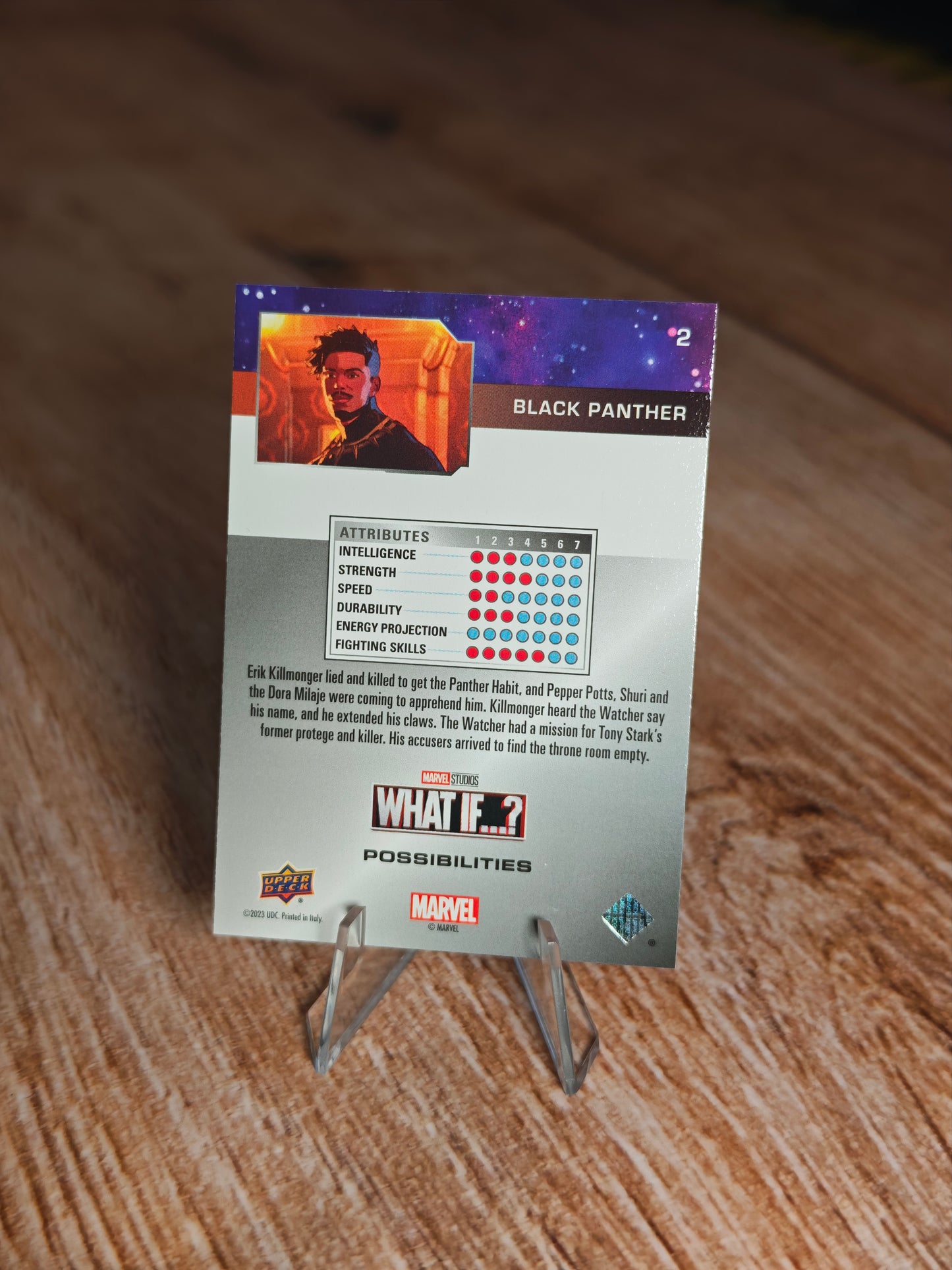 2023 Upper Deck Marvel What If? Possibilities Black Panther #2