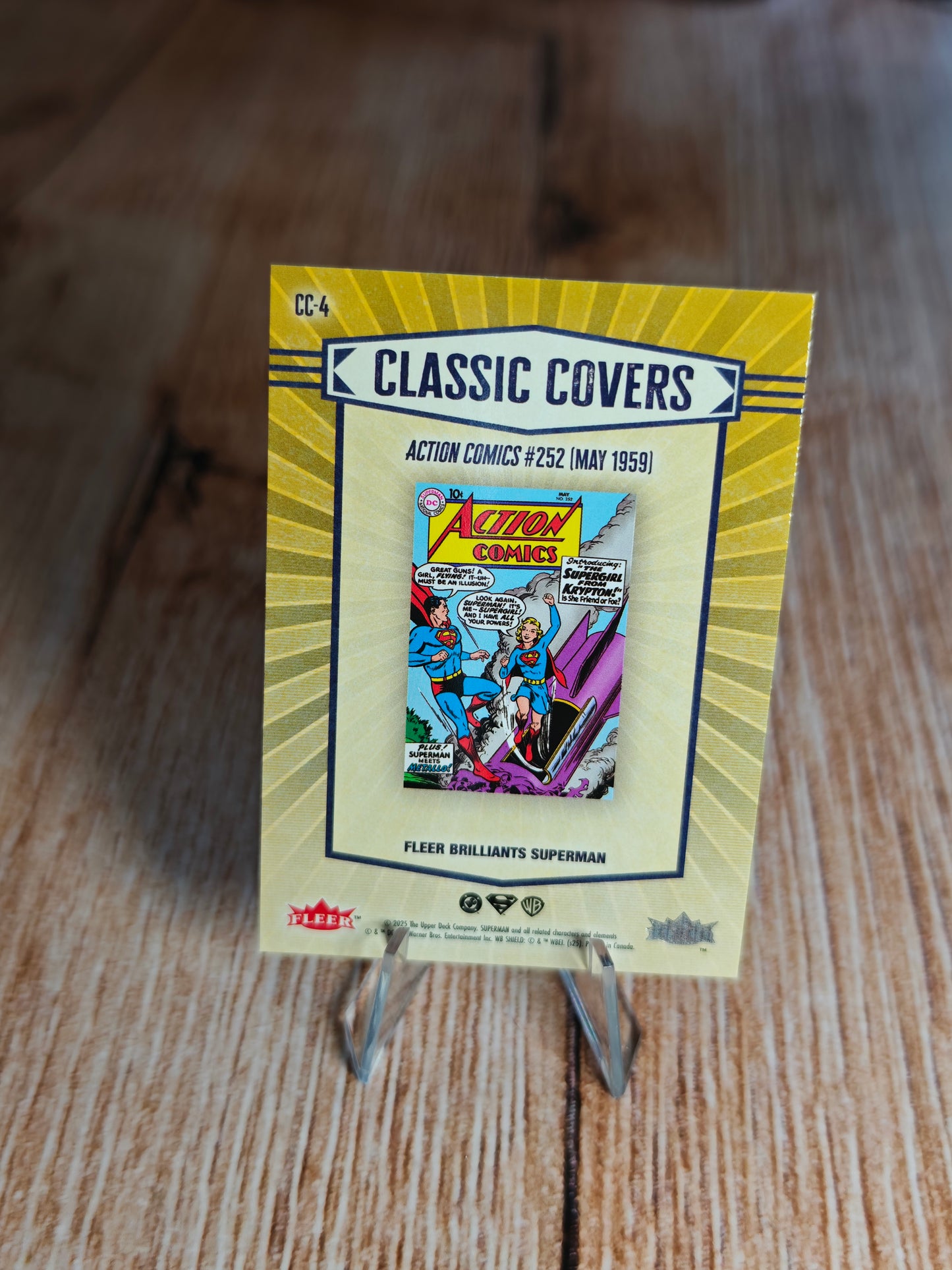 2025 Fleer Brilliants Superman DC No. CC-4 Classic Covers