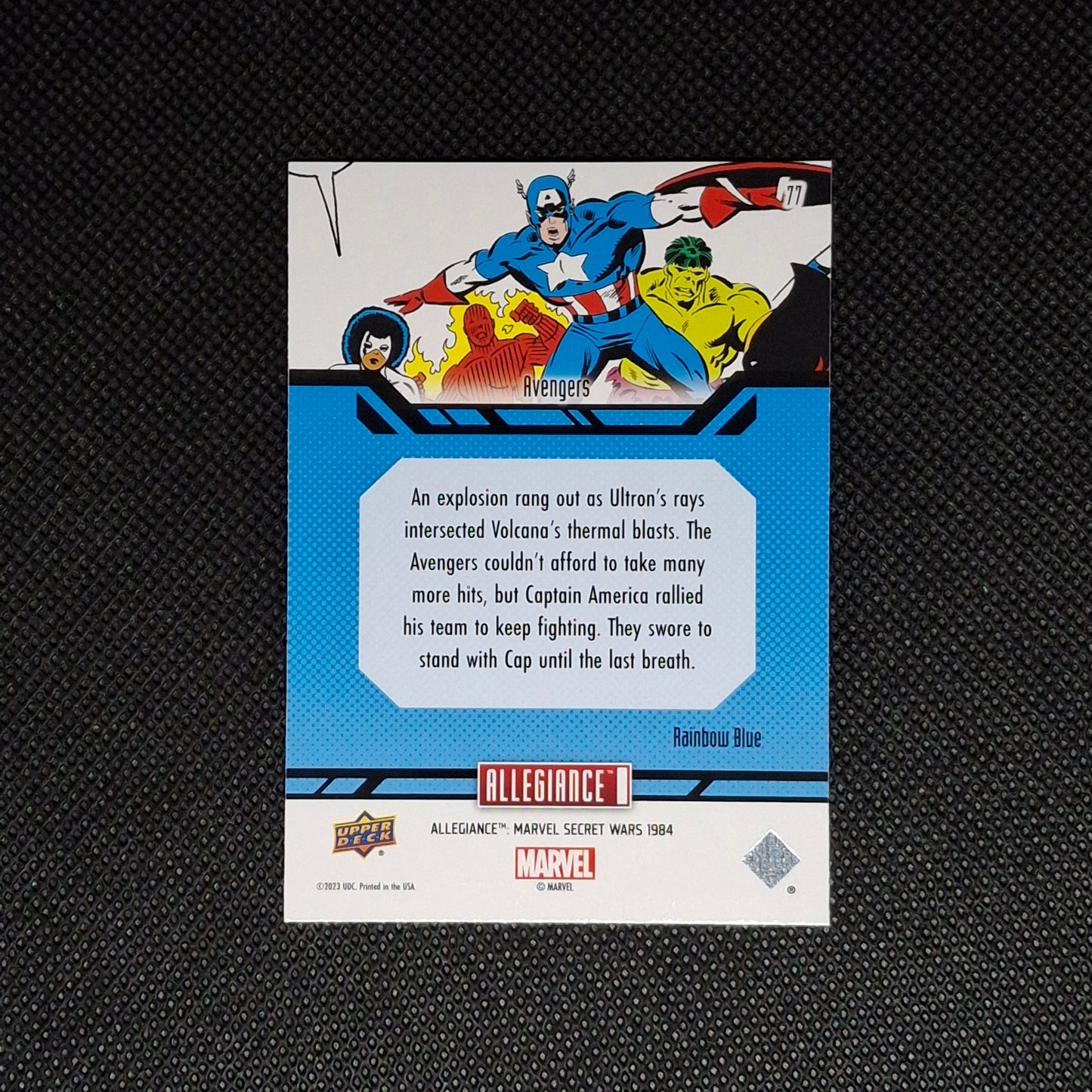 Marvel Secret Wars Avengers Rainbow Blue