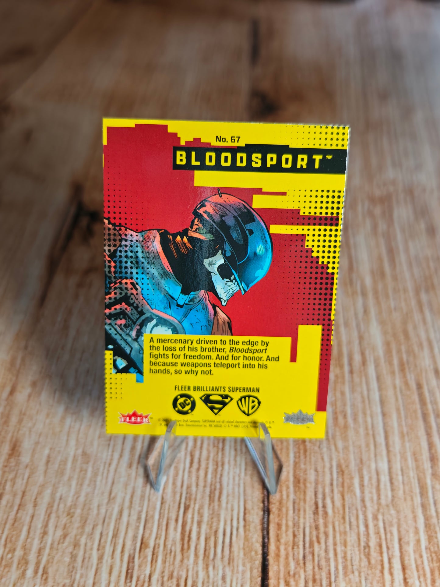 2025 Fleer Brilliants Superman DC - Bloodsport Rainbow #67