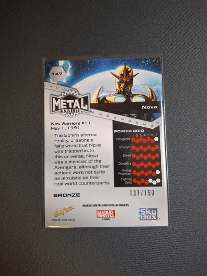 Skybox Metal Universe Nova Bronze 137/150