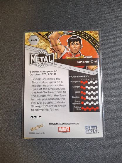 Skybox Metal Universe Shang-Chi Gold