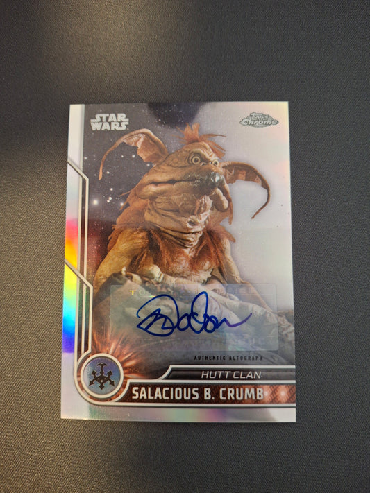 Topps Chrome 2023 Salacious B. Crum Autogramm