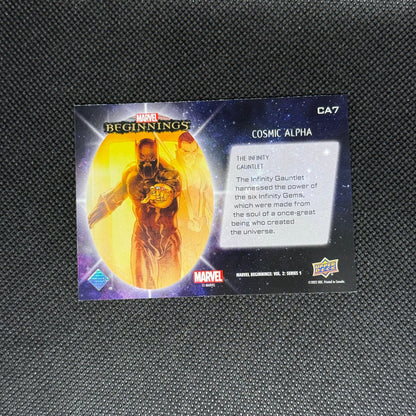 Cosmic Alpha The Infinity Gauntlet