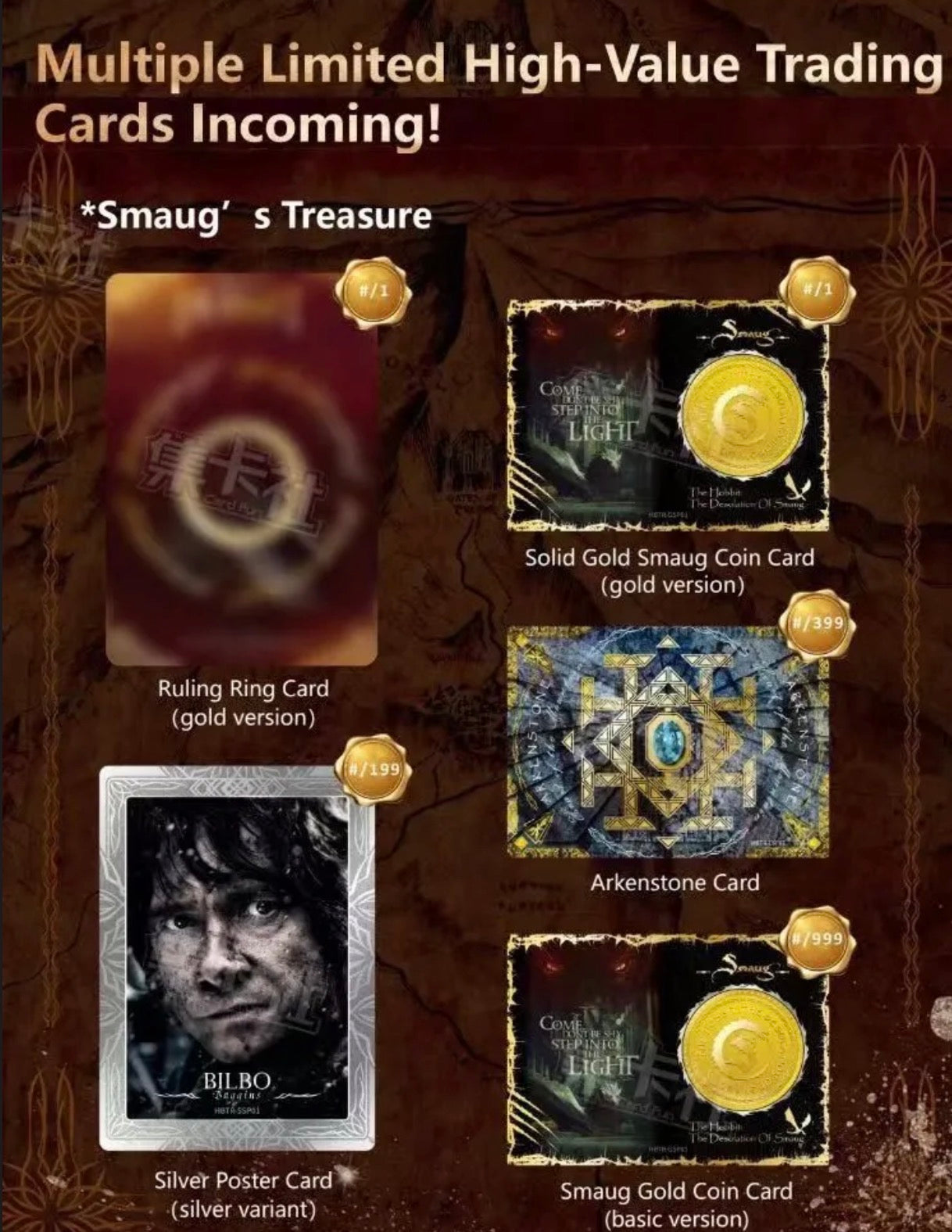 Card.fun LOTR The Hobbit Box Chinesisch (Auf Bestellung)