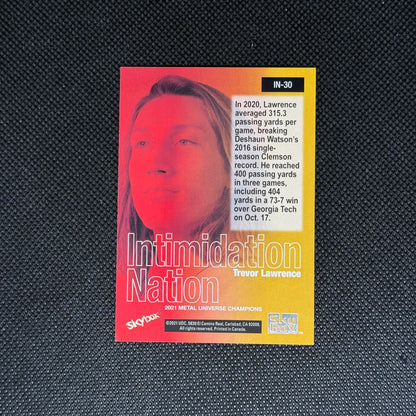 Trevor Lawrence Intimidation Nation