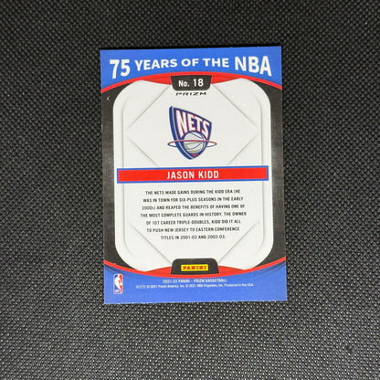 Jason Kidd 75 Years of the NBA Silver