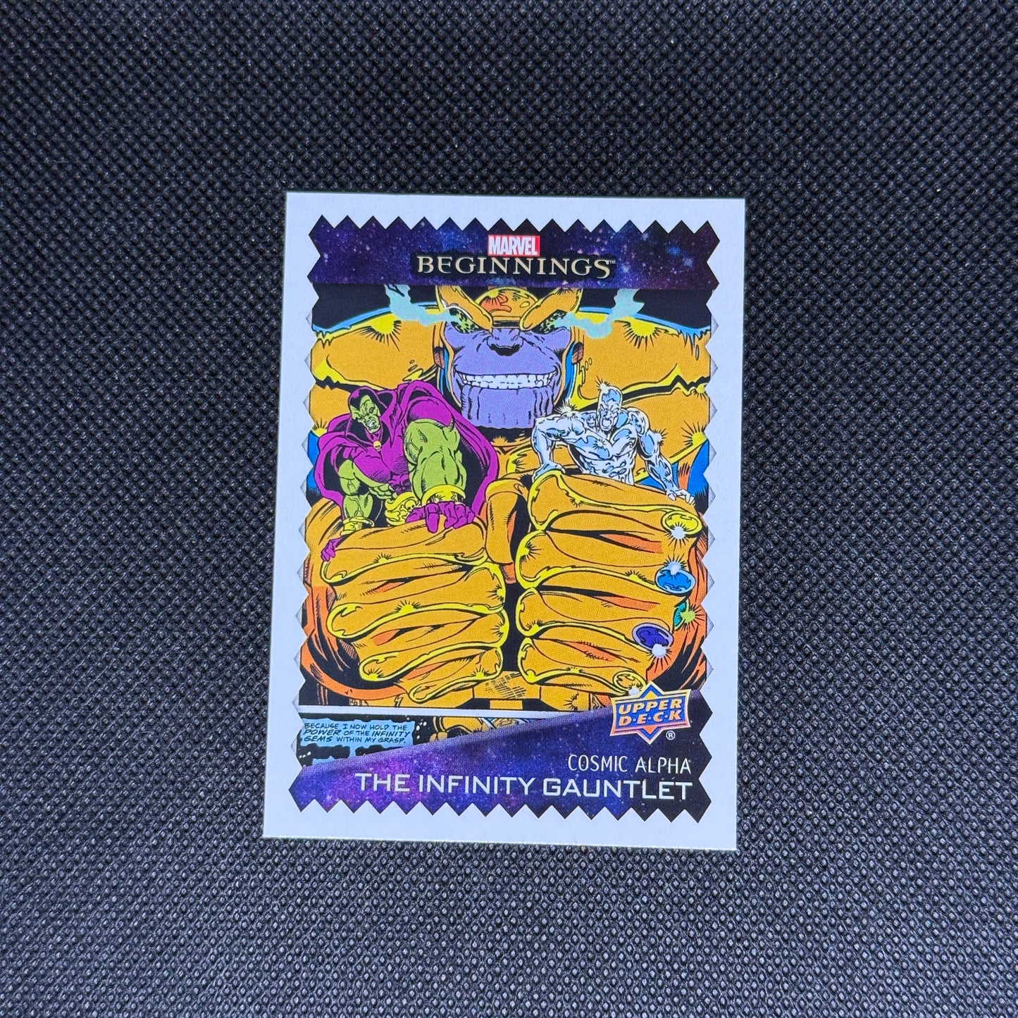 Cosmic Alpha The Infinity Gauntlet