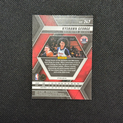 Kyshawn George Rookie Mosaic Silver