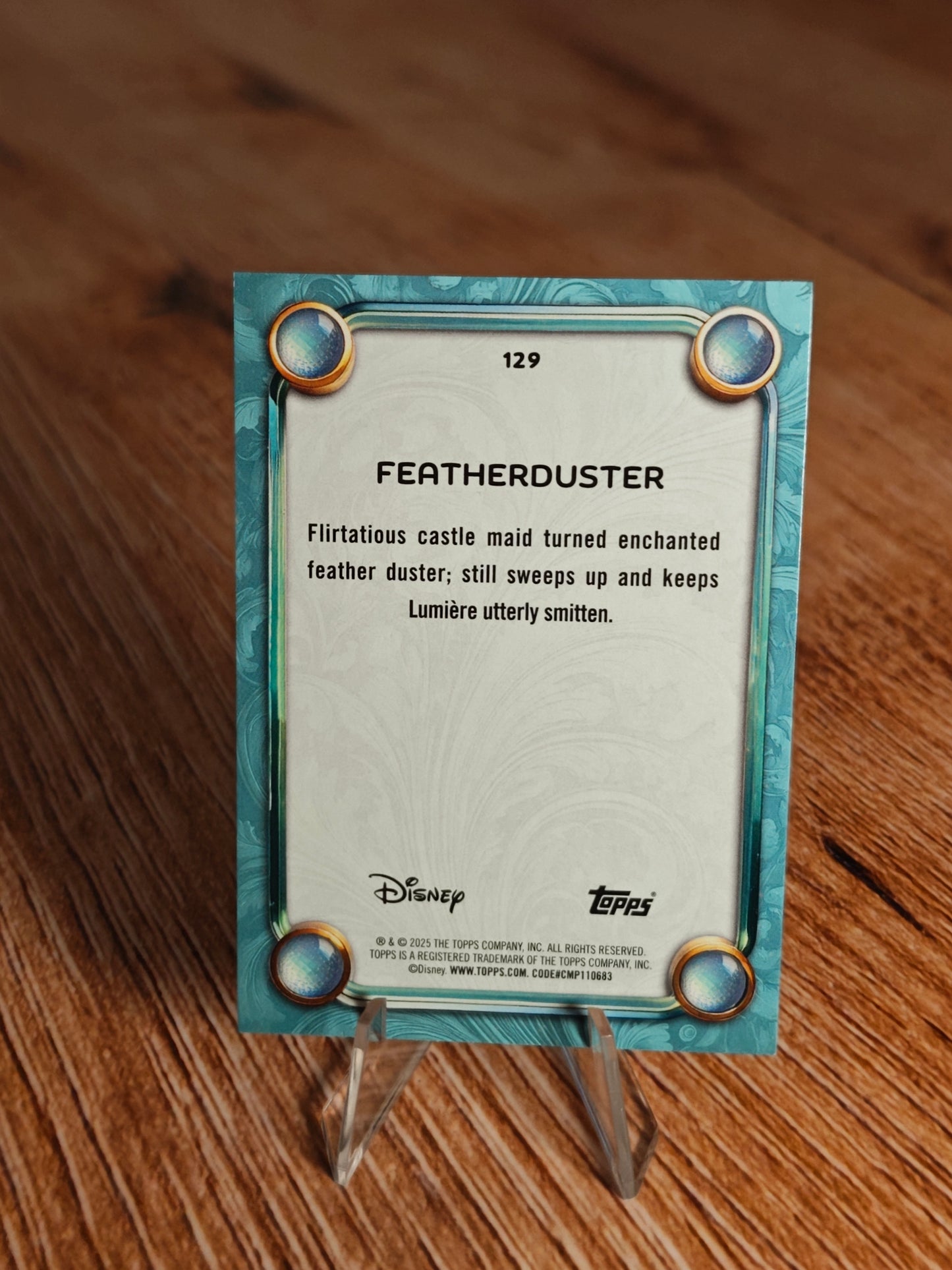 2025 Topps Disney Wonder Featherduster Refractor #129