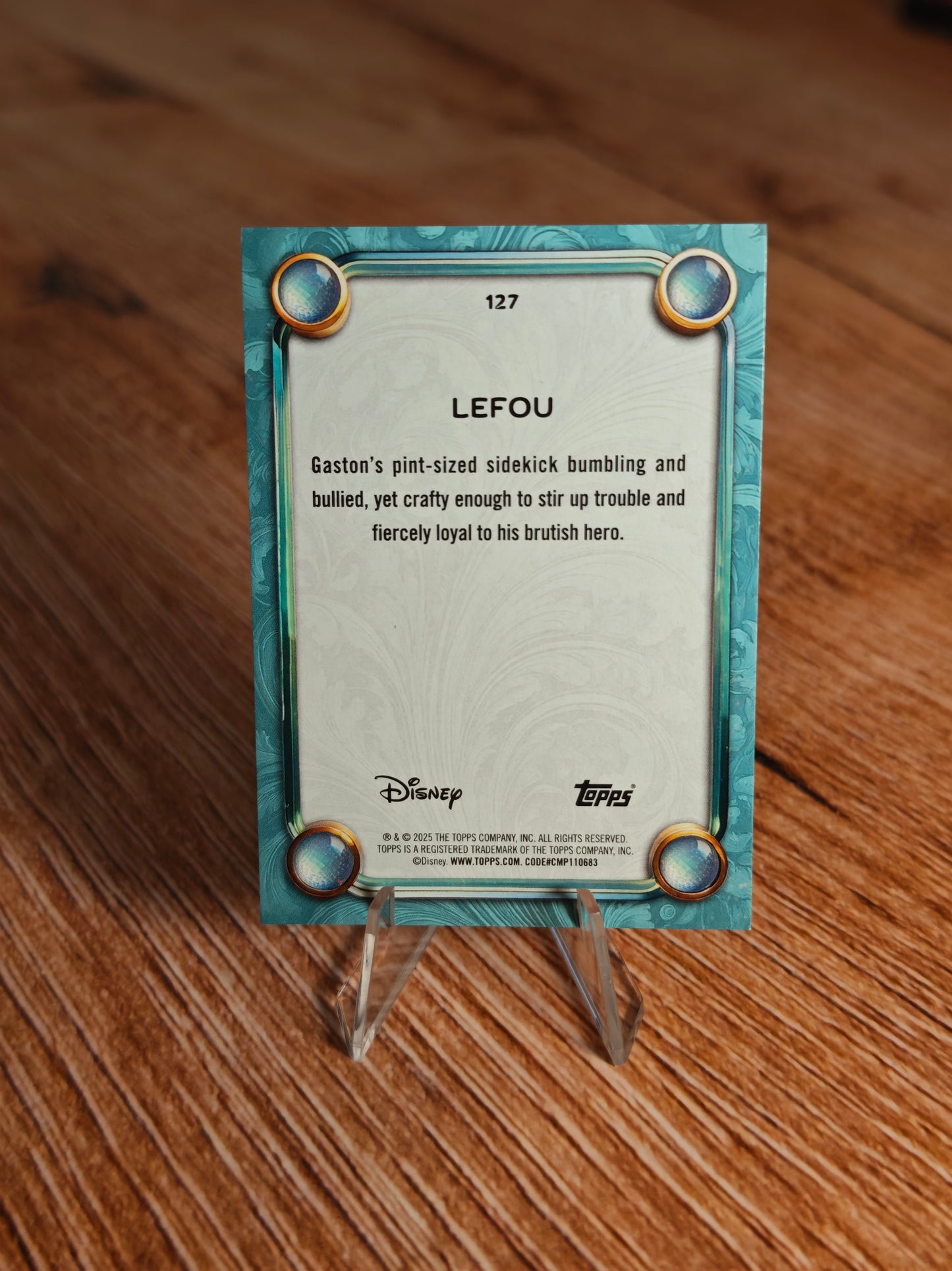 2025 Topps Disney Wonder LeFou Refractor #127