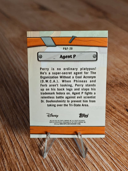 2026 Topps Disney Neon Agent P P&F-20