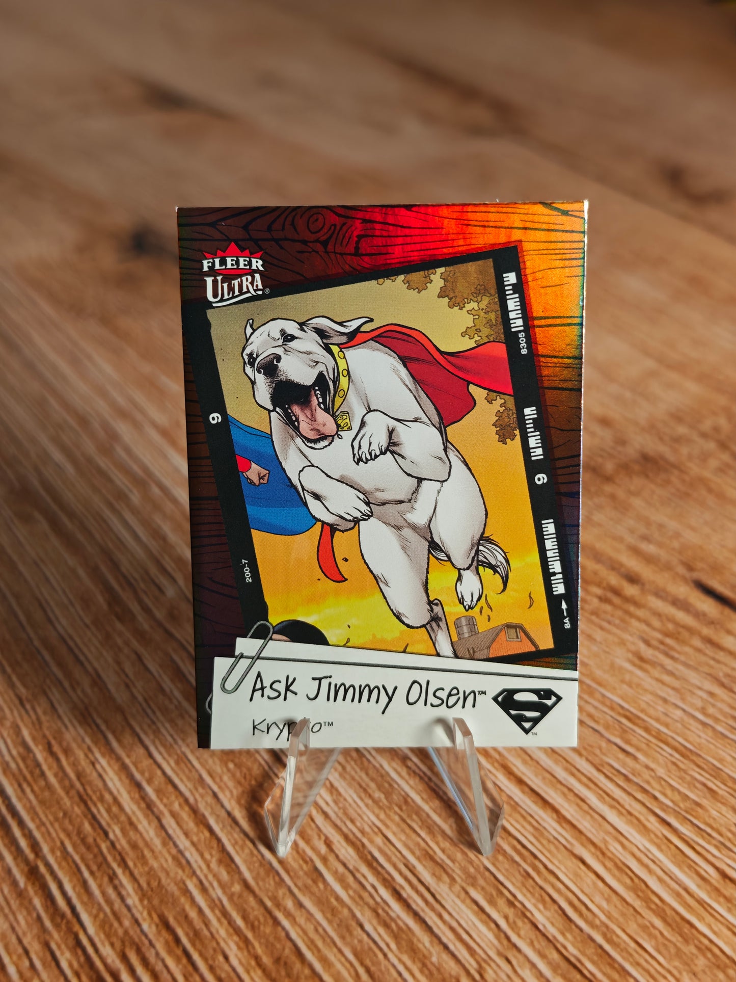 2026 Fleer Ultra Superman Ask Jimmy Olsen Krypto