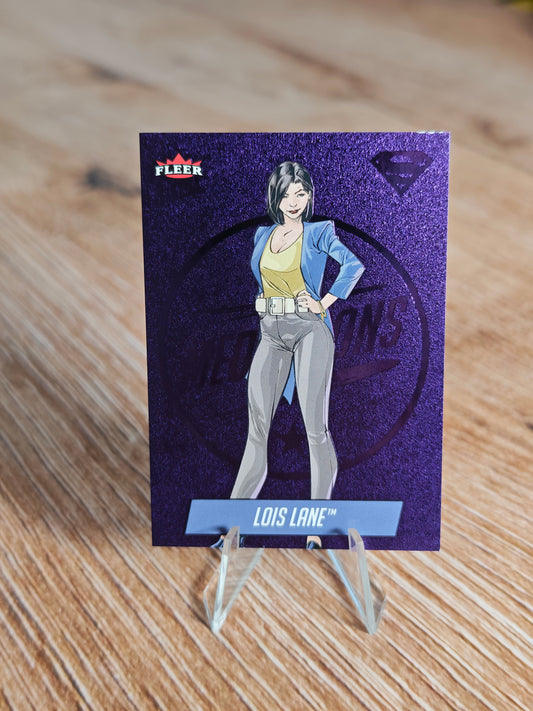 2026 Fleer Ultra Superman Lois Lane Purple Medallion