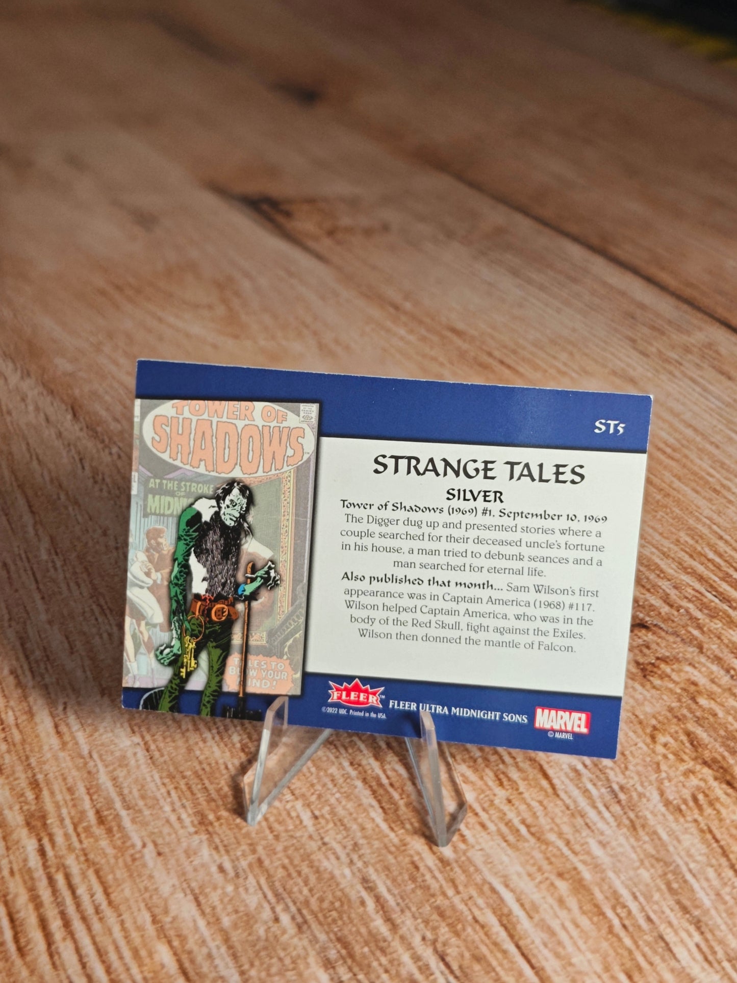 2022 Marvel Fleer Ultra Midnight Sons ST5 Strange Tales Silver