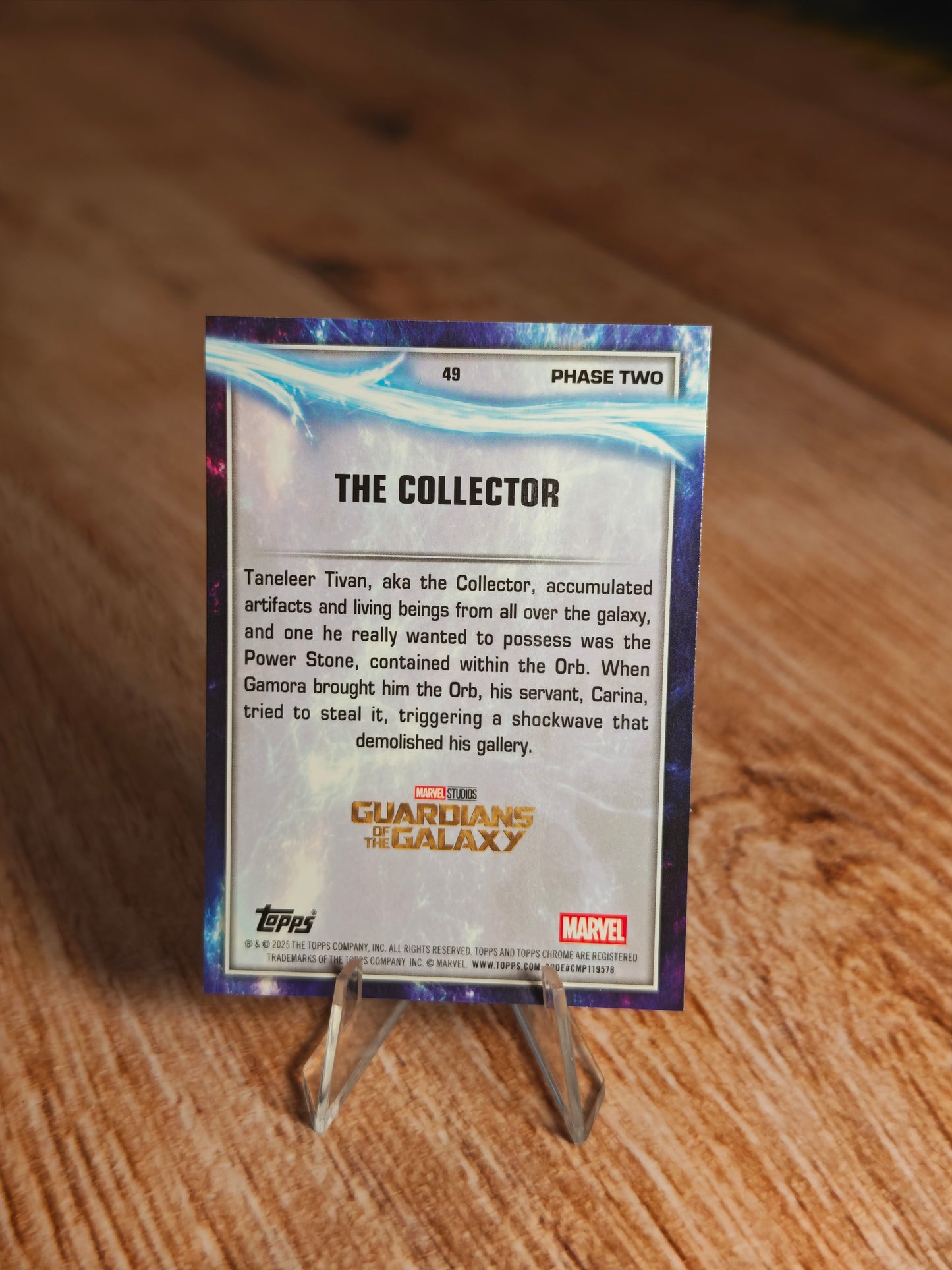 2025 Topps Marvel Studios Chrome The Collector Raywave #49