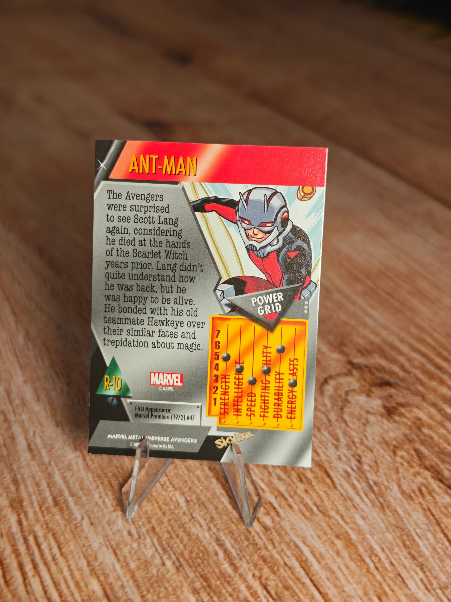 2024 SkyBox Marvel Metal Universe Avengers Retro #R10 Ant-Man