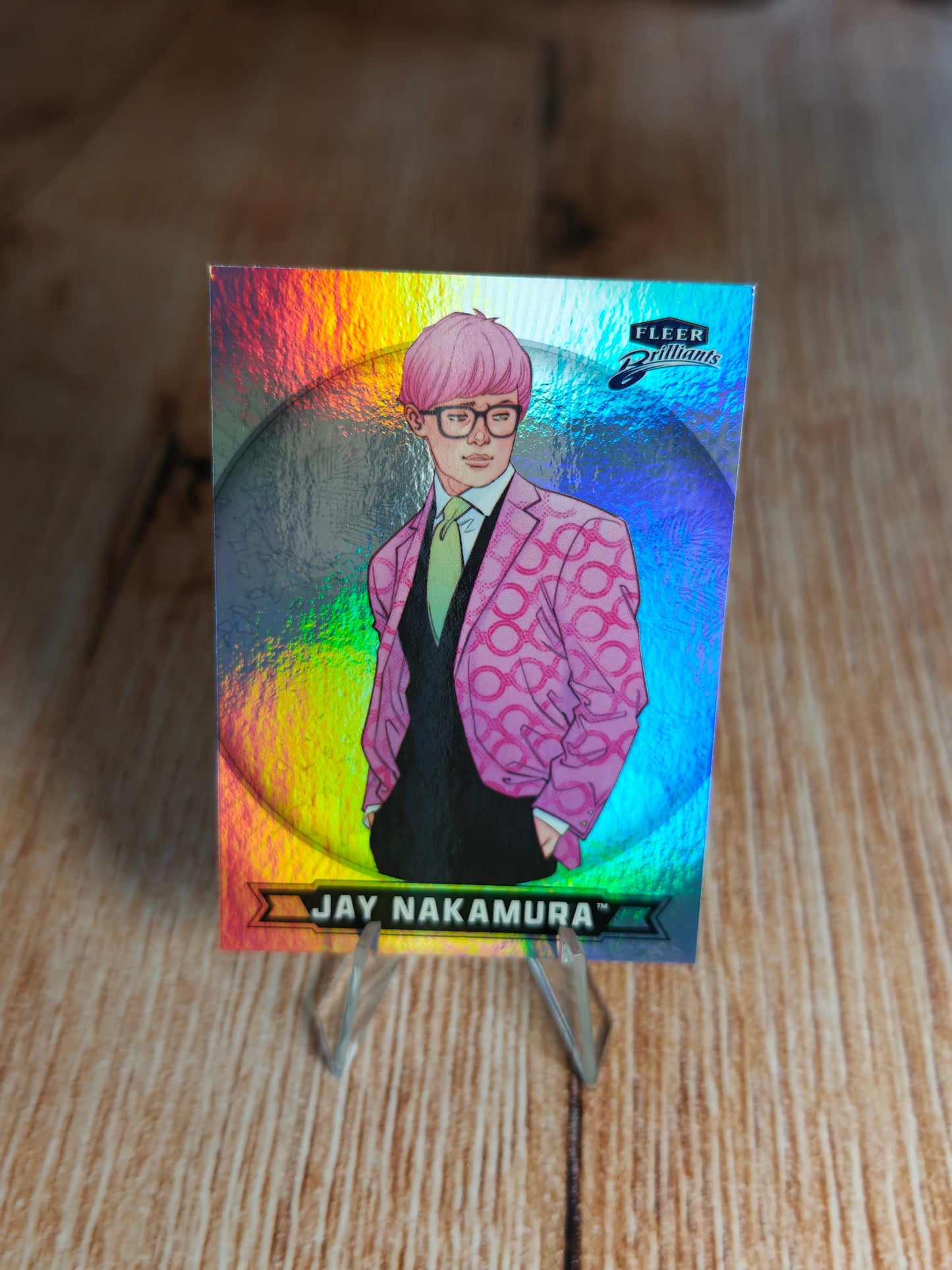 2025 Fleer Brilliants Superman DC - Jay Nakamura Rainbow