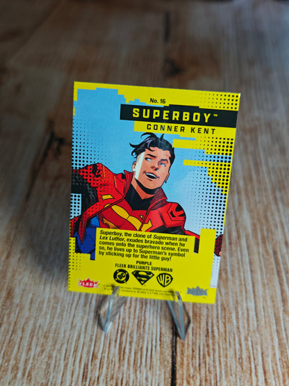 2025 Fleer Brilliants Superman DC - Superboy Purple #16