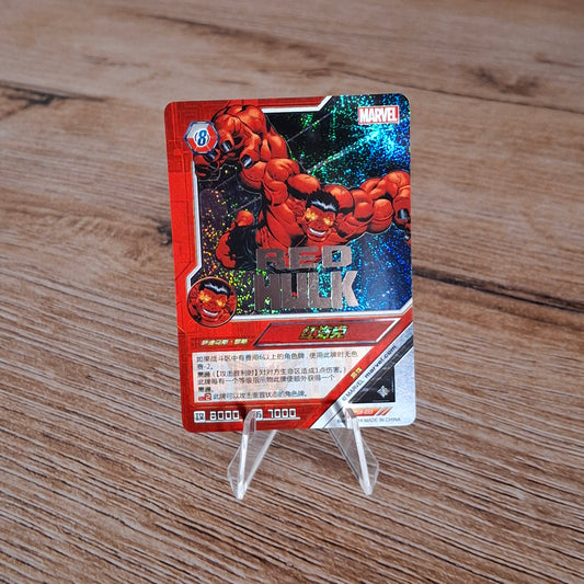 Red Hulk Silver Foil Holo