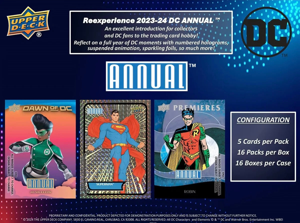 2023/24 Upper Deck DC Annual Hobby Box