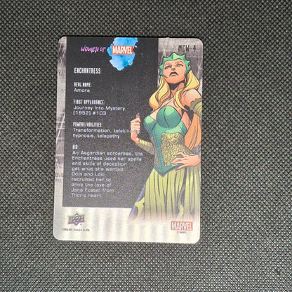 Enchantress Metal Card MCW-4