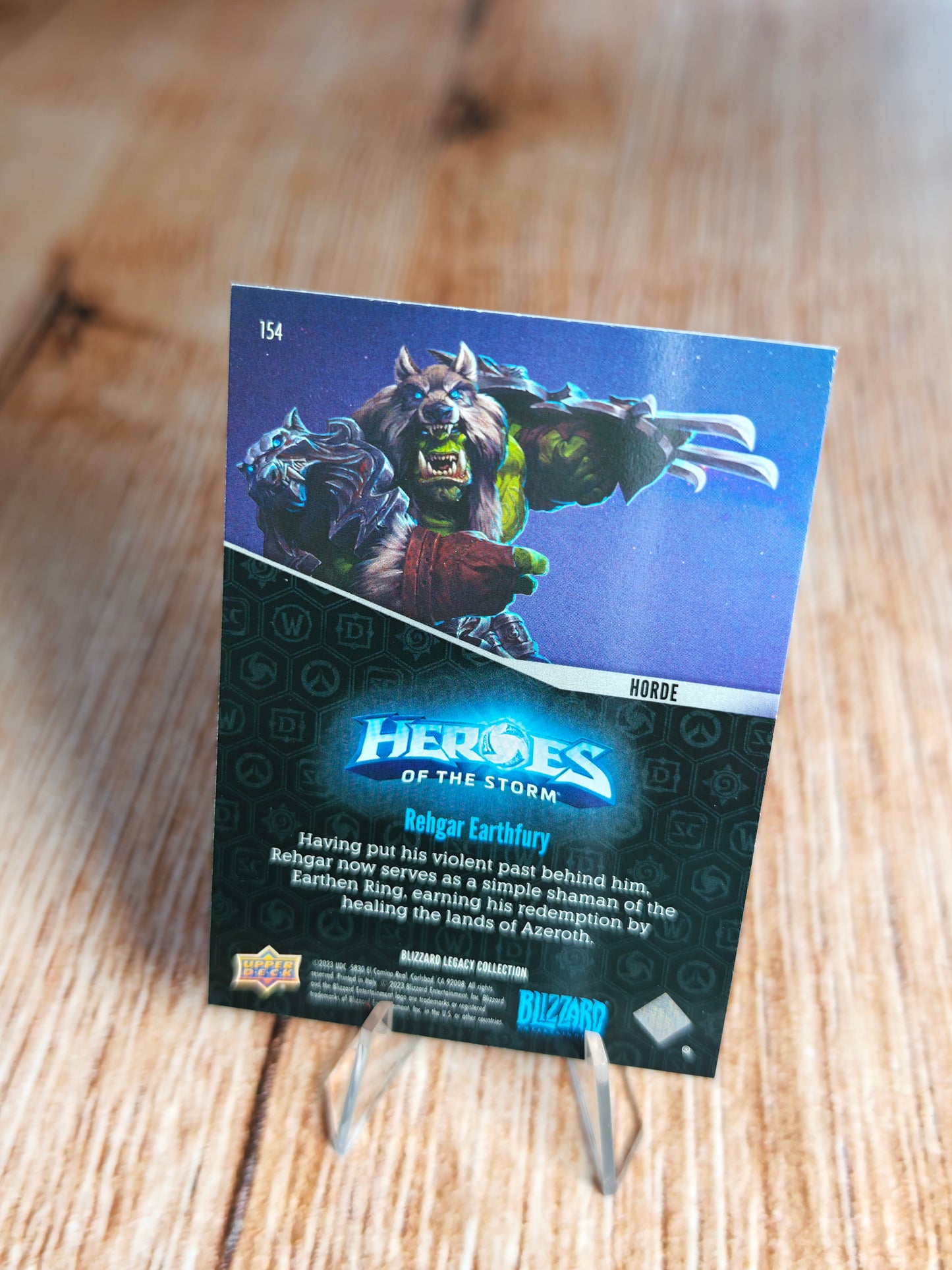 2023 Upper Deck Blizzard Legacy Rehgar Earthfury Red Horde