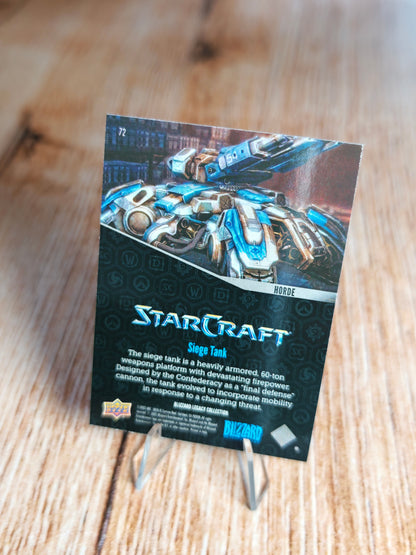 2023 Upper Deck Blizzard Legacy Collection #72 Starcraft Siege Tank Horde Red