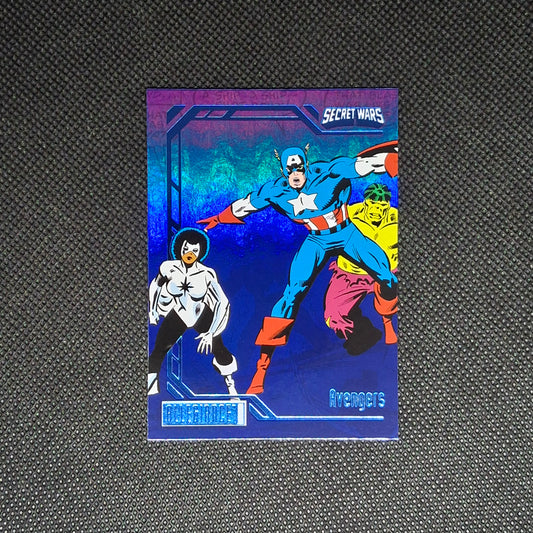 Marvel Secret Wars Avengers Rainbow Blue