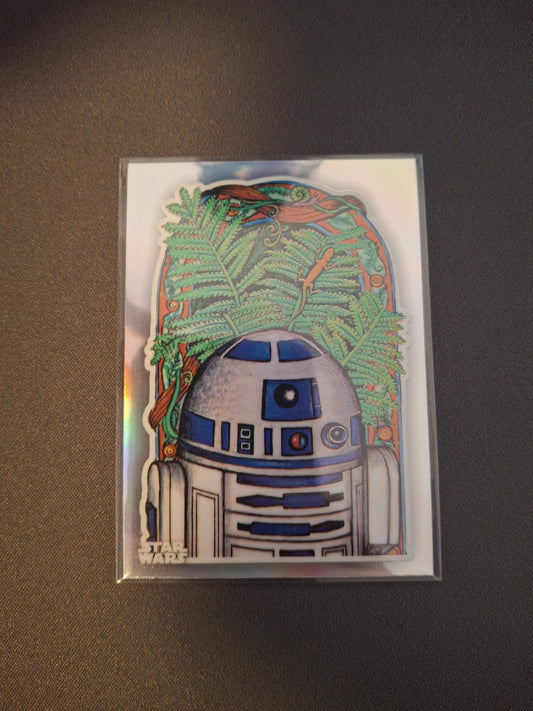 Topps Chrome Star Wars R2D2 Return of the Jedi