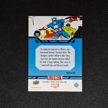 Marvel Secret Wars Avengers Rainbow Blue