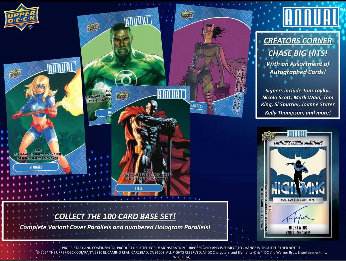 2023/24 Upper Deck DC Annual Hobby Box